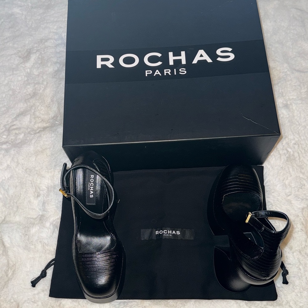 Brand New In Box Rochas Heels - Picture 3 of 7